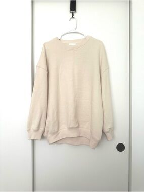 Wilfred Free Crewneck Sweatshirt in Light Beige